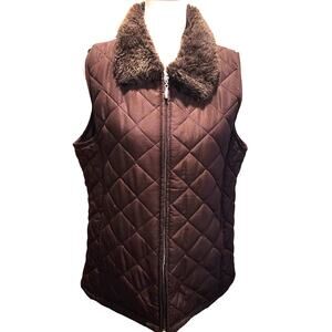 Carolyn Taylor Puffer Vest Women's Medium‎